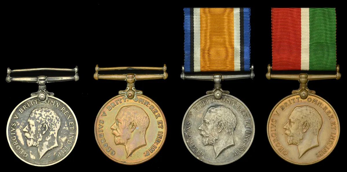 Pair: Cook W. J. Enery, Mercantile Marine British War and Mercantile