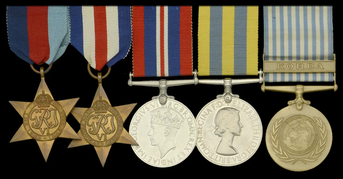 A Korea War C.-in-C.’s Commendation group of five awarded to Sergeant