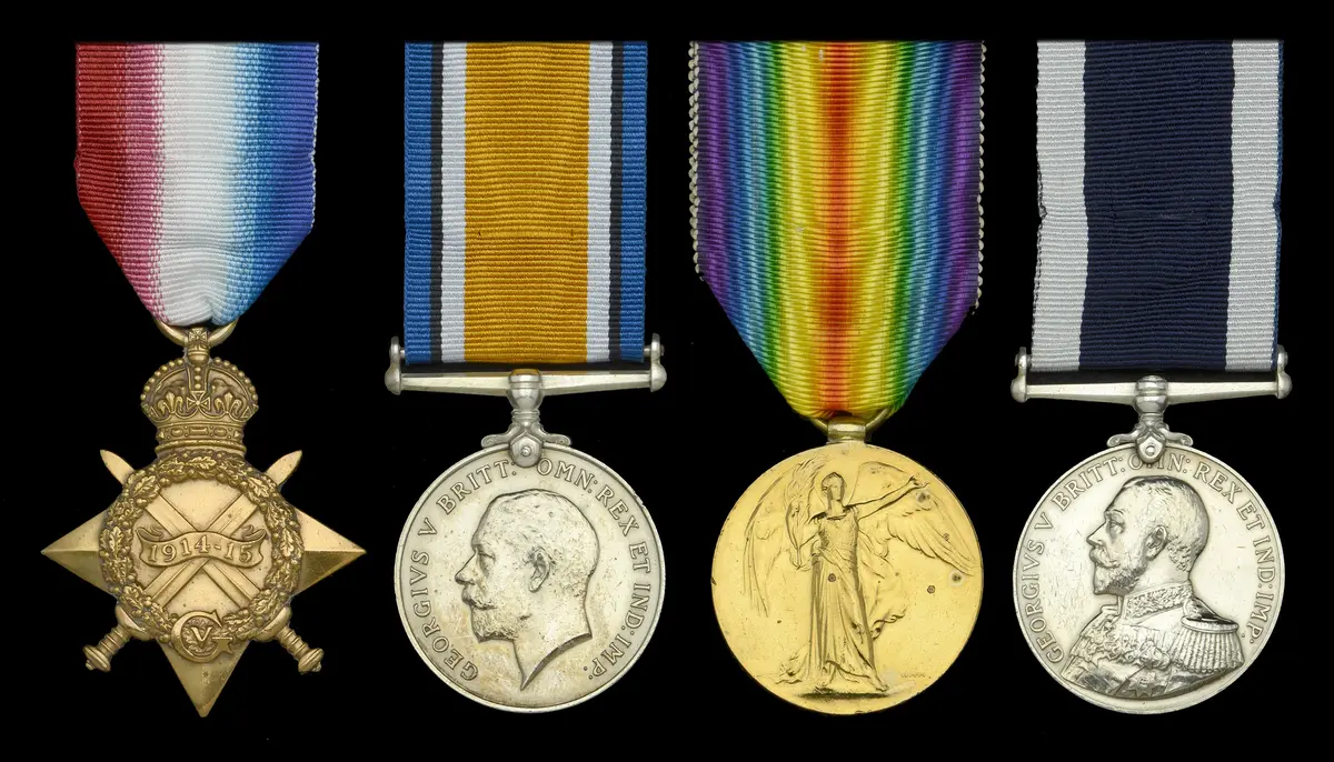 Four: Chief Petty Officer R. Morgan, Royal Navy 1914-15 Star (190792