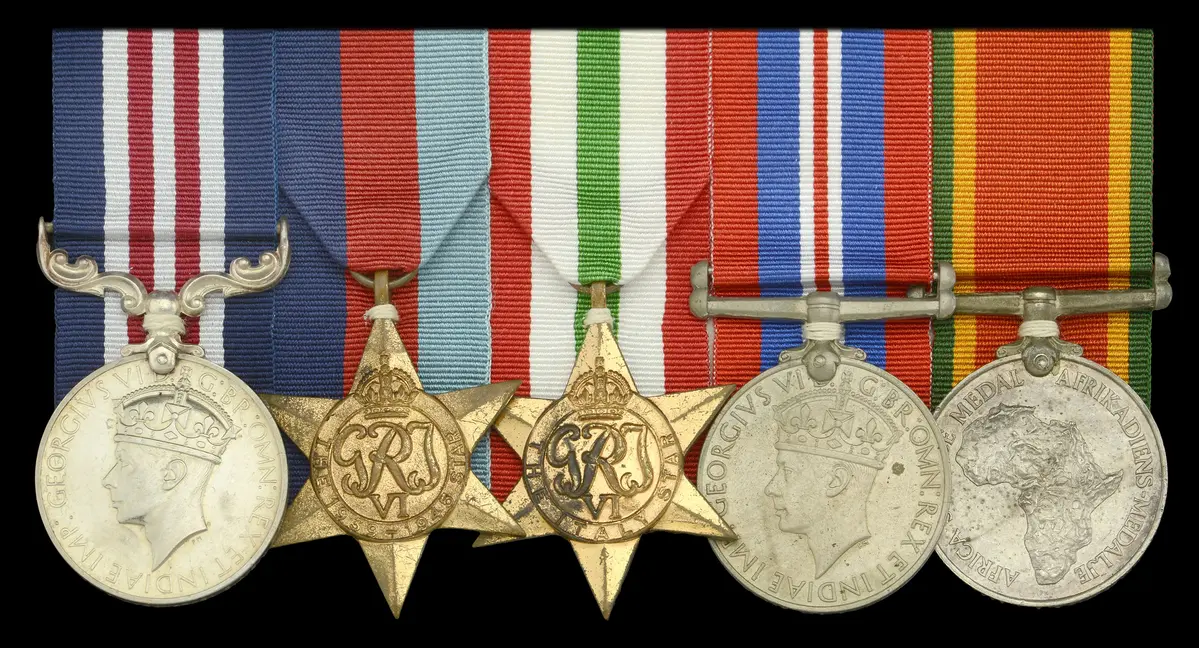 A Second War ‘Italy campaign’ M.M. group of five awarded to Corporal