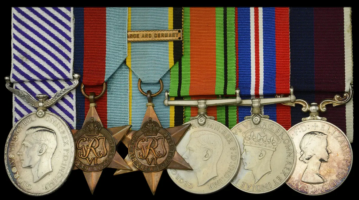 A Second War D.F.M. group of six awarded to Master Navigator M. J.