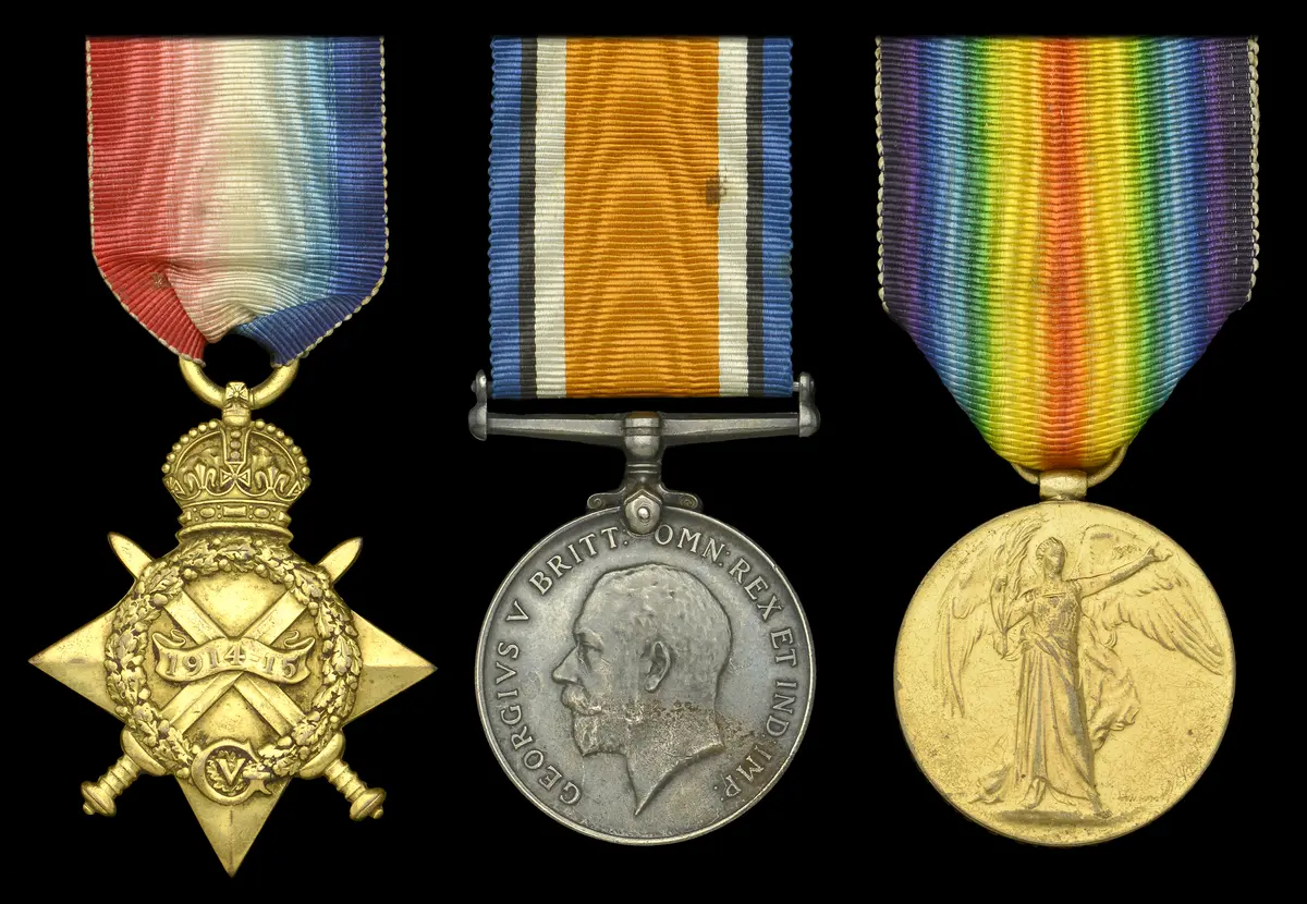 Three: Rifleman F. Haycock, King’s Royal Rifle Corps, who was killed