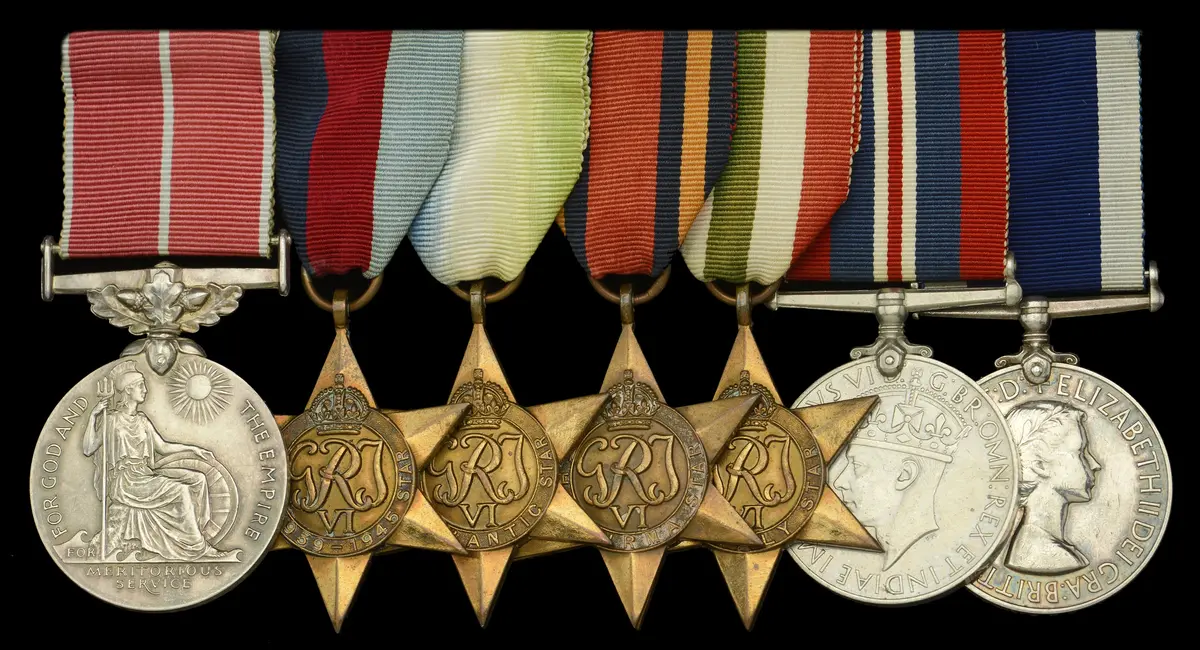 A post-War B.E.M. group of seven awarded to Chief Engine Room Artificer