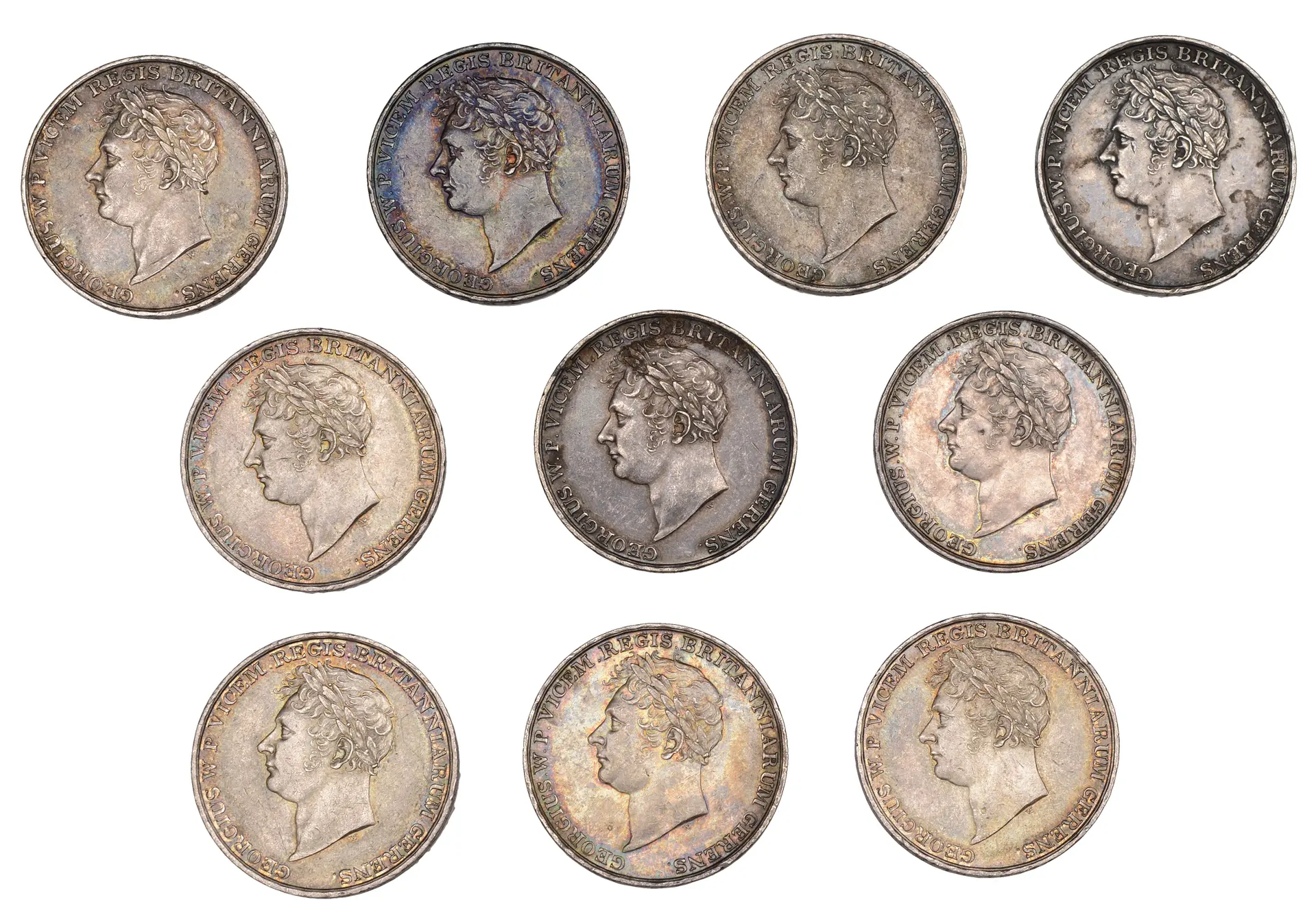 Waterloo Bridge Dedication medal (10), 1815, a silver medalet by T.