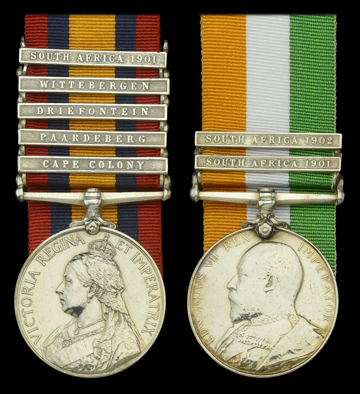 Queen’s South Africa 1899-1902, 5 clasps, Cape Colony, Paardeberg