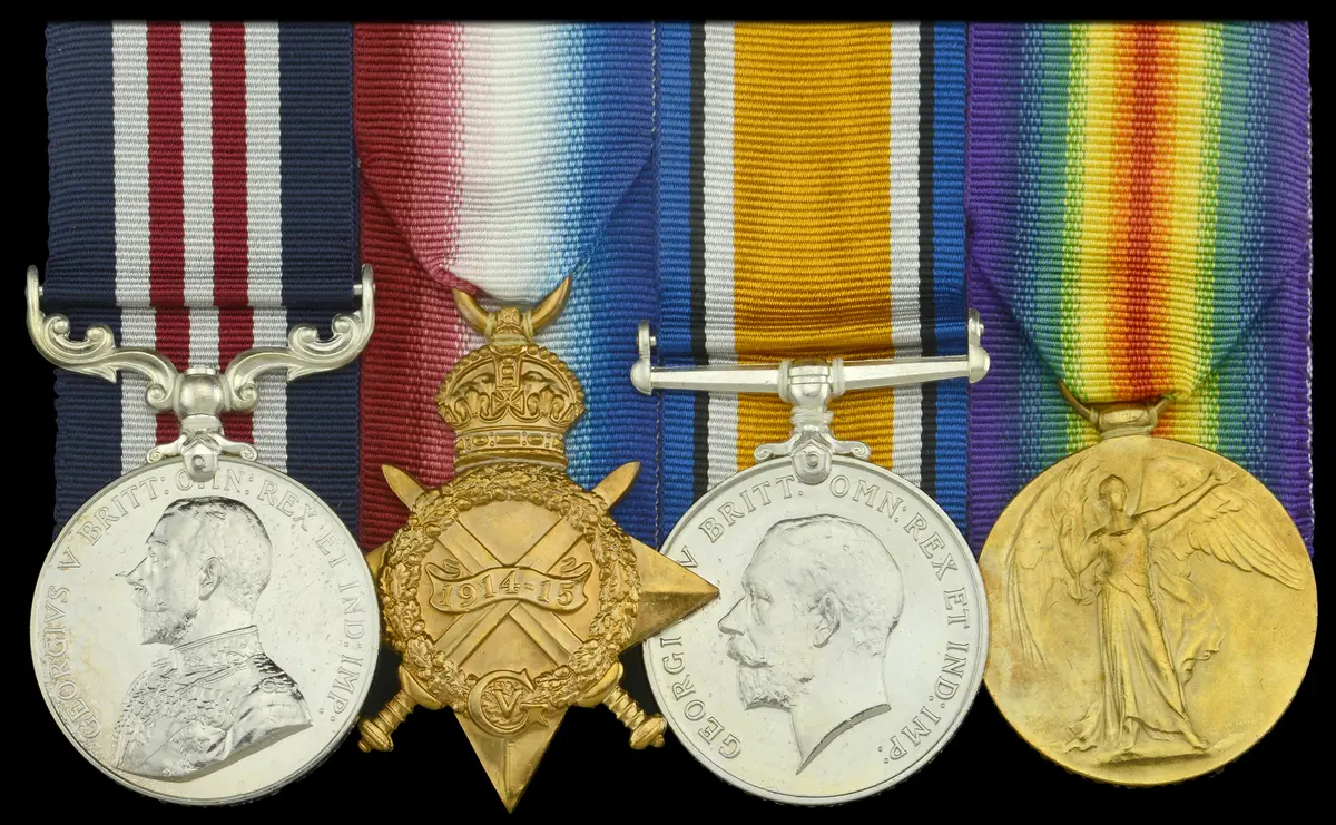 A Great War ‘Western Front’ M.M. group of four awarded to Sergeant