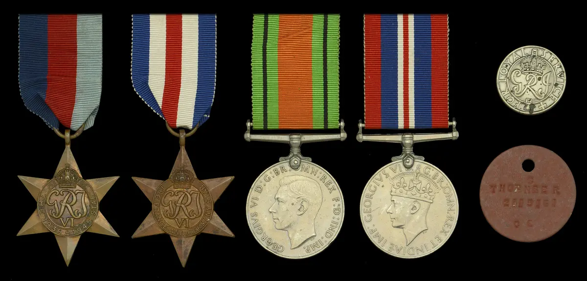 Four: Lance-Corporal S. Thornber, Royal Engineers, who landed on Sword