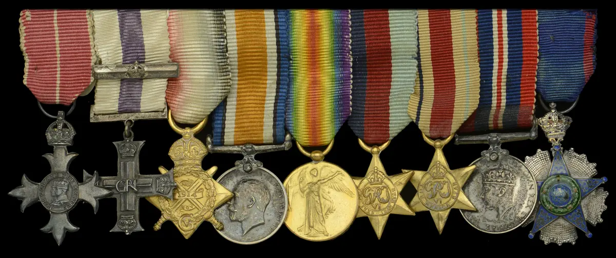A Second War O.B.E., Great War M.C. and Second Award Bar group of