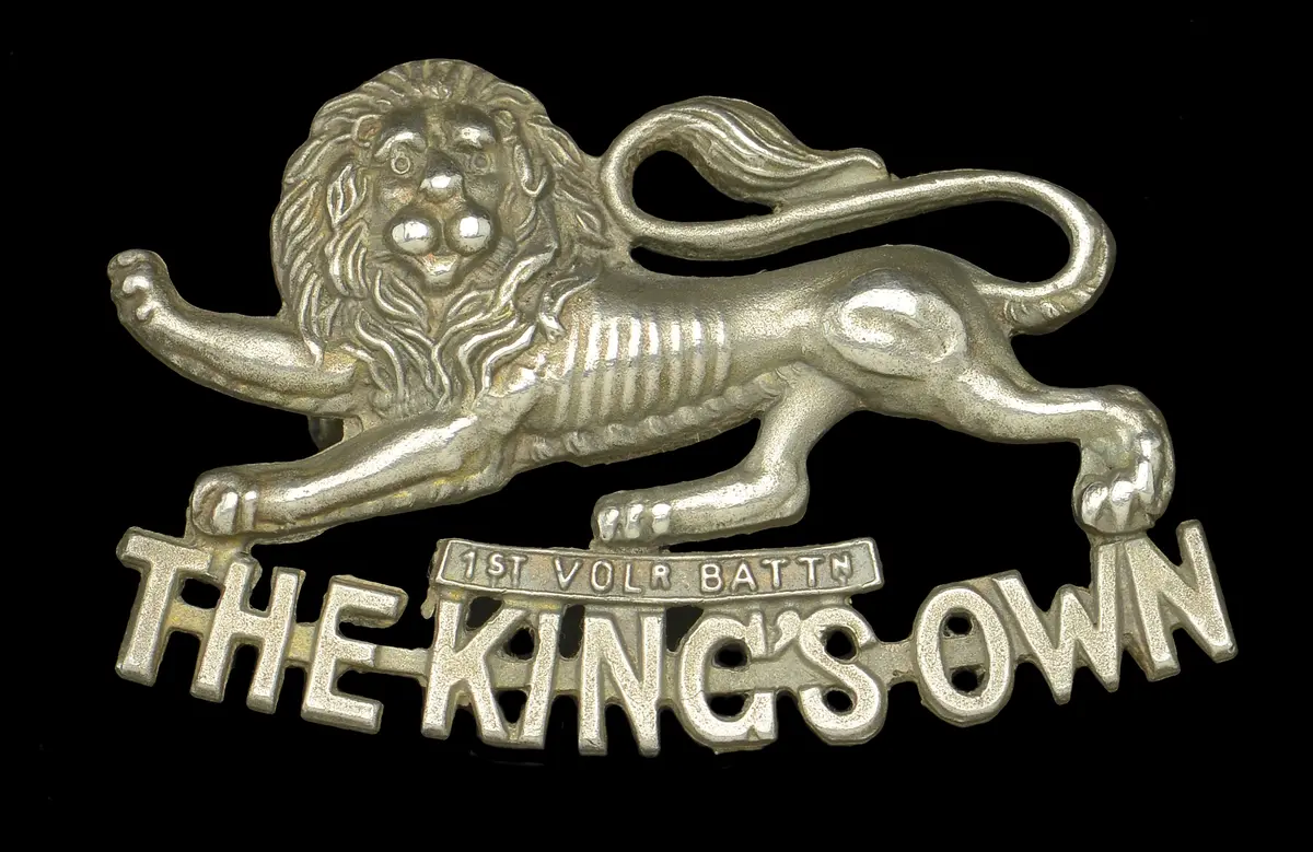 1st Volunteer Battalion, The King’s Own Regiment, Officer’s Cap Badge.