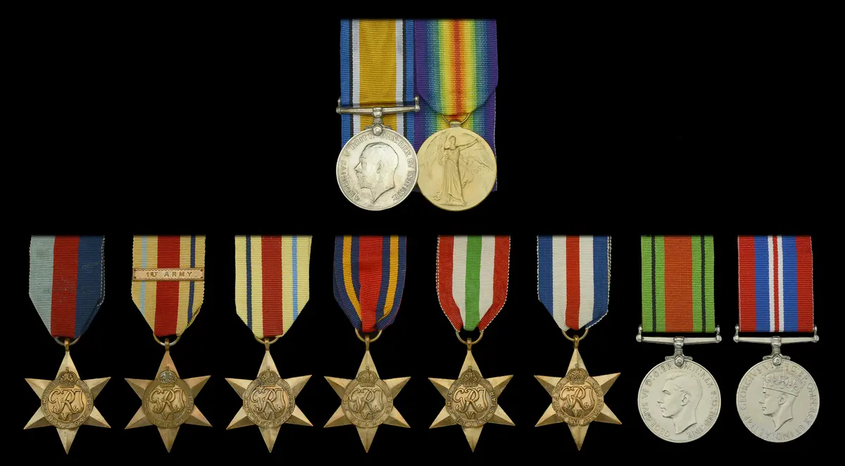 Pair: Air Mechanic First Class W. Greenwood, Royal Flying Corps and