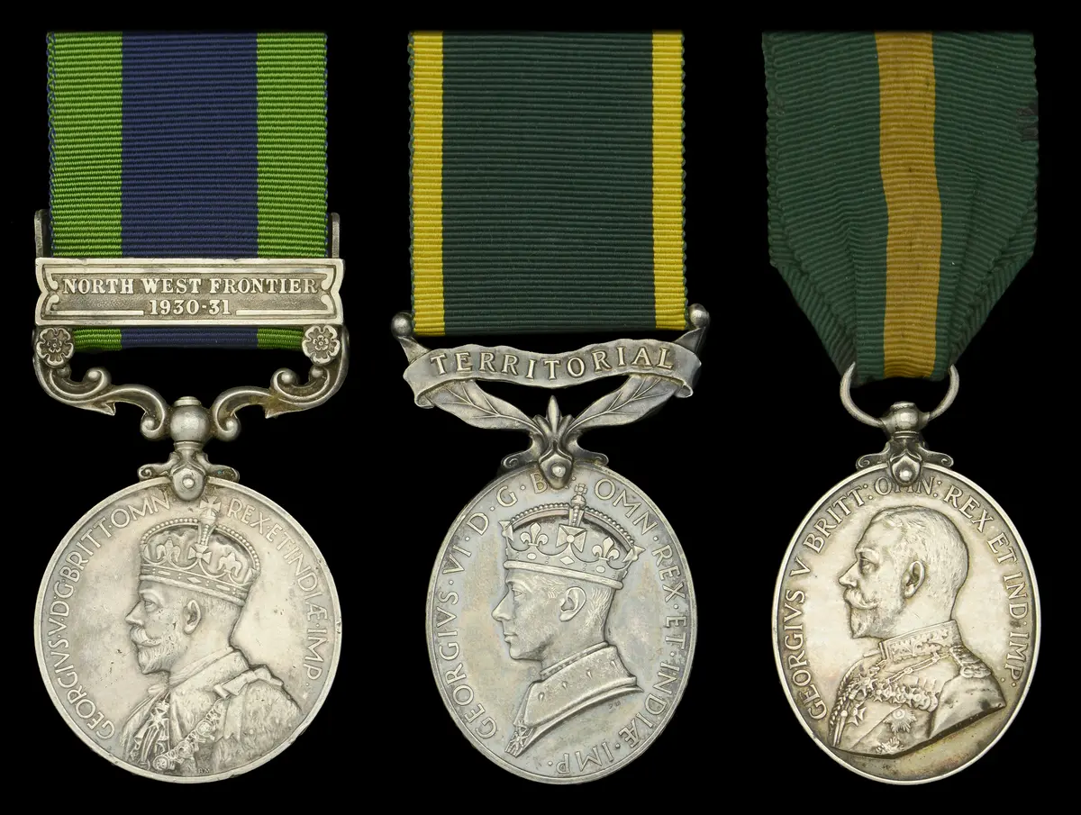 Pair: Private F. Parrott, King’s Own Yorkshire Light Infantry, later
