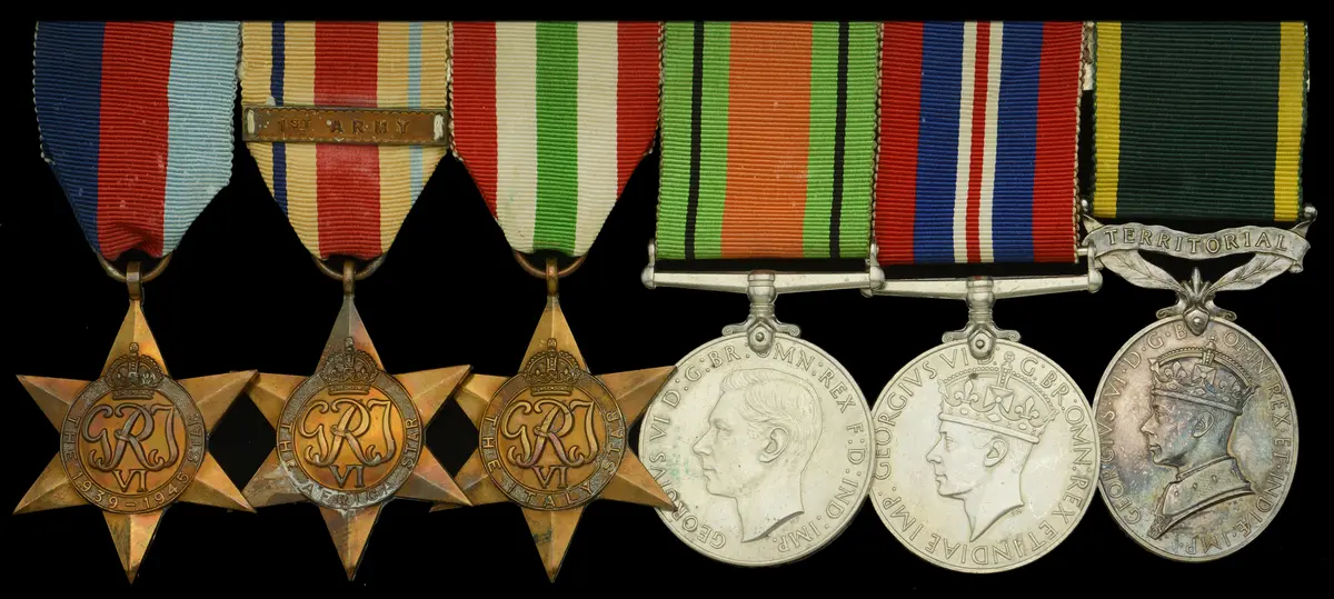 Six: Corporal J. L. Neal, Royal Army Service Corps 1939-45 Star; Africa