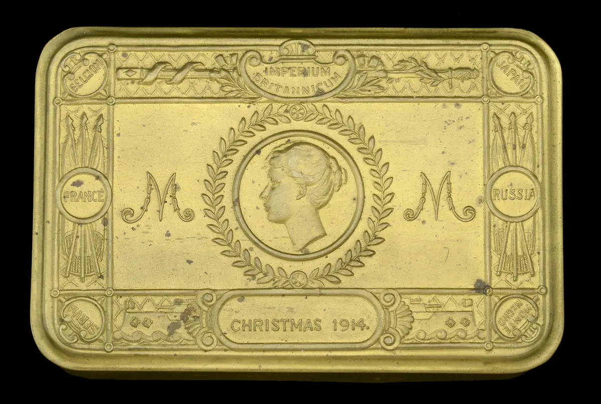 Princess Mary Christmas 1914 Gift Tin, complete with original unopened