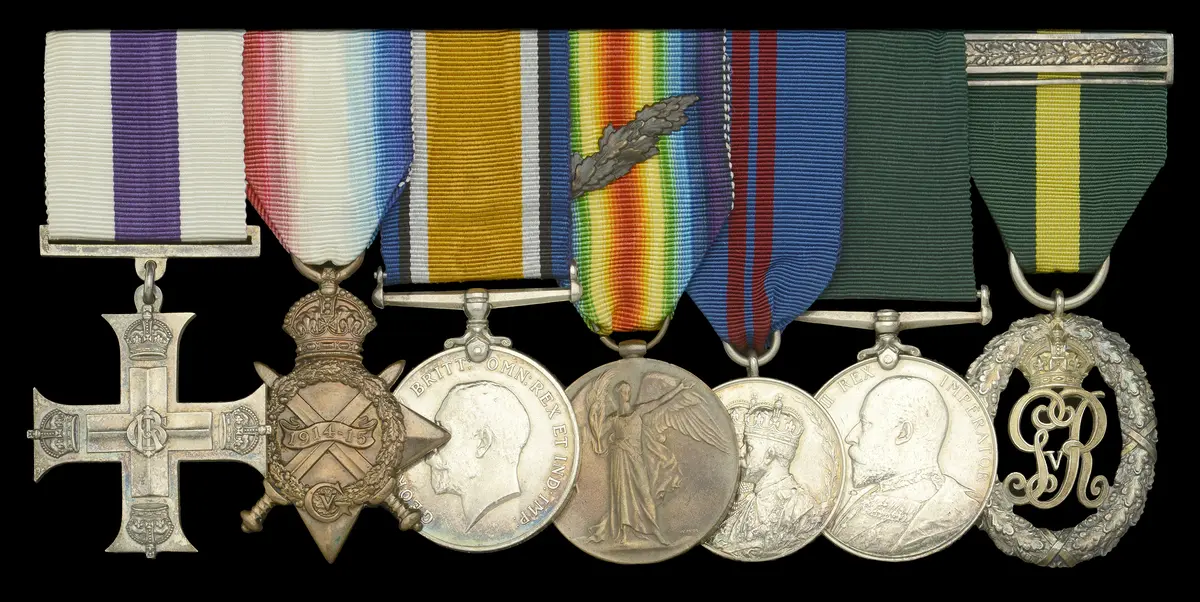 A Great War ‘Western Front’ M.C. group of seven awarded to Quarter