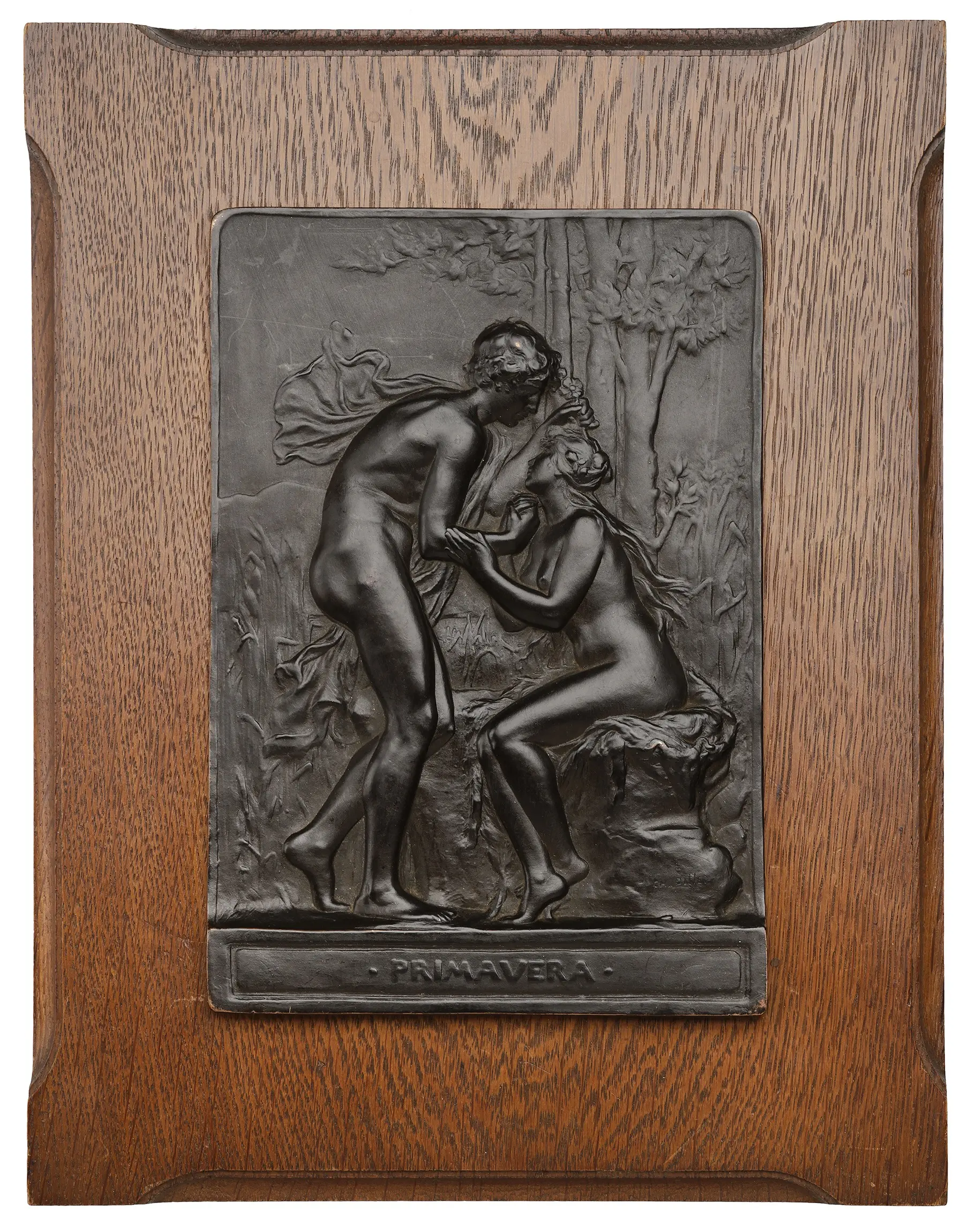 FRANCE, Primavera [Spring], 1895, an Art Nouveau uniface cast bronze