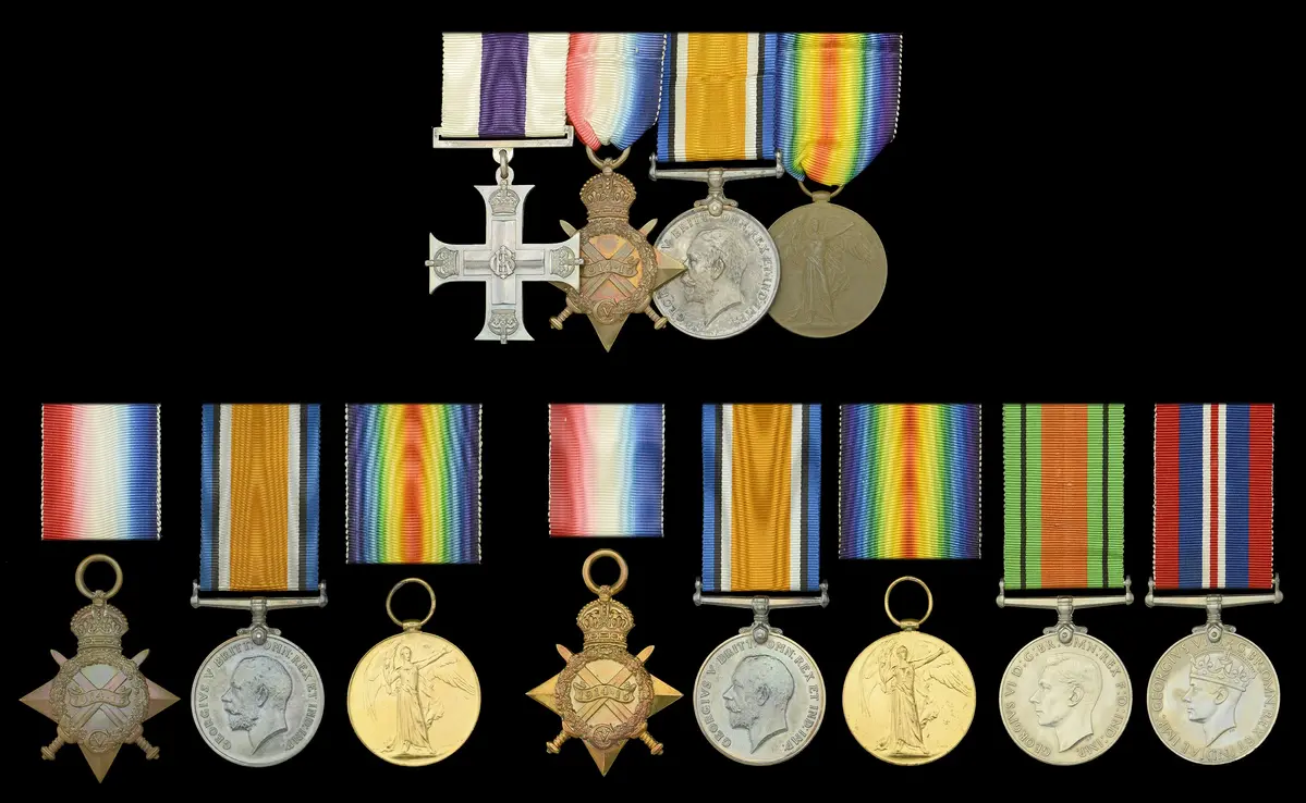 Family Group: A Great War ‘Western Front’ M.C. group of four awarded