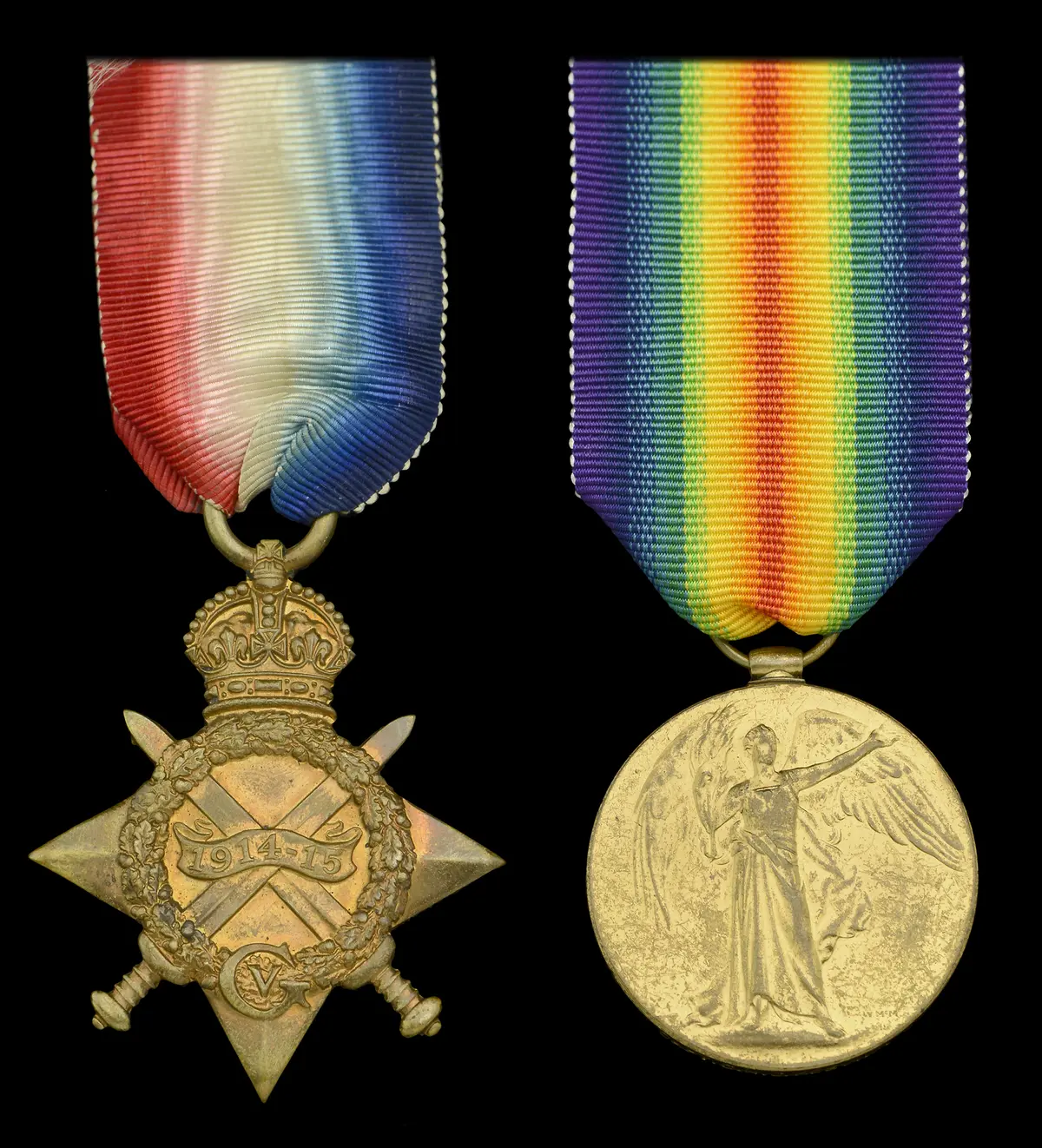 Pair: Captain C. H. C. Keevil, West Yorkshire Regiment and Royal Flying