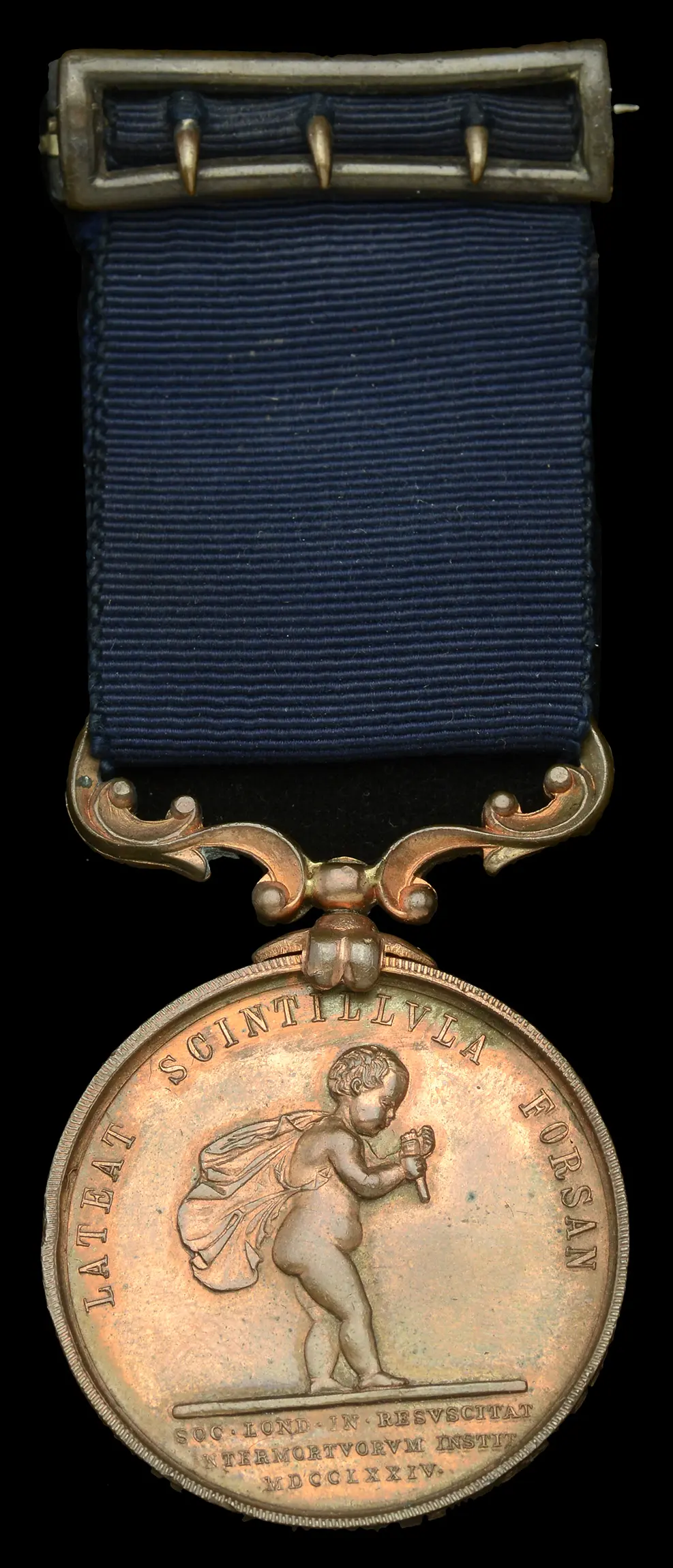Royal Humane Society, small bronze medal (successful) (Charles J.