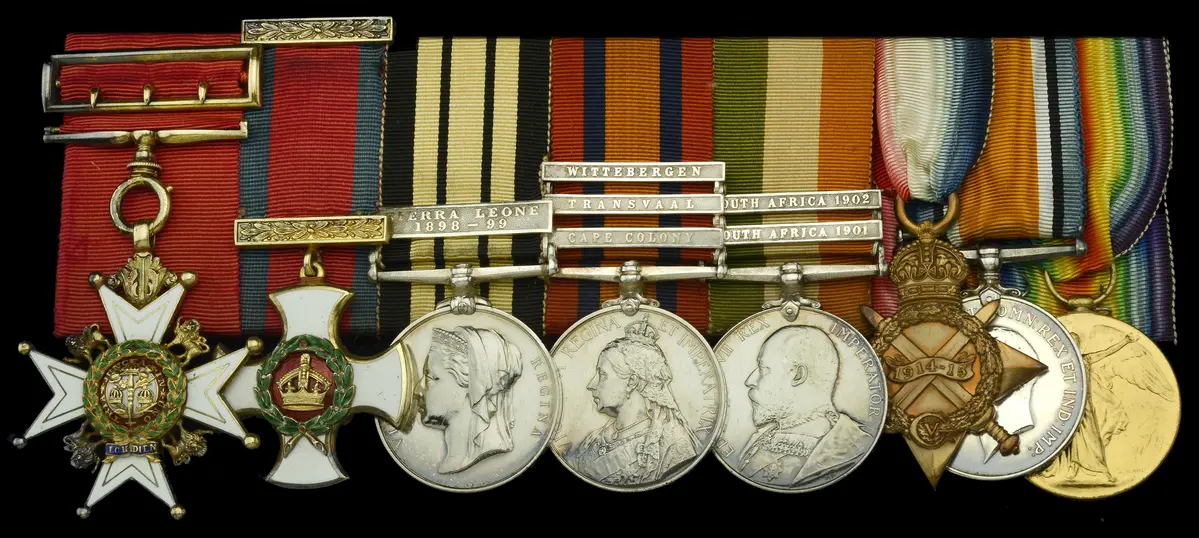 A fine Boer War C.B., ‘Sierra Leone operations’ D.S.O. group of eight