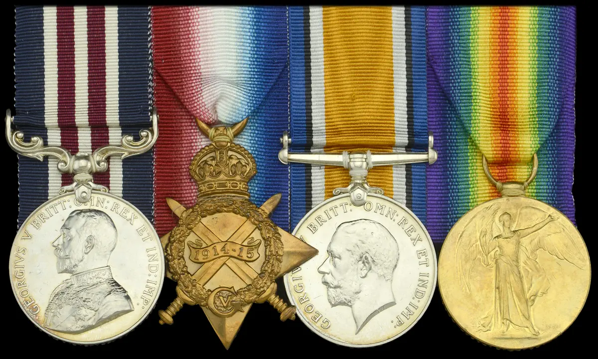 A Great War 1916 ‘Western Front’ M.M. group of four awarded to Private