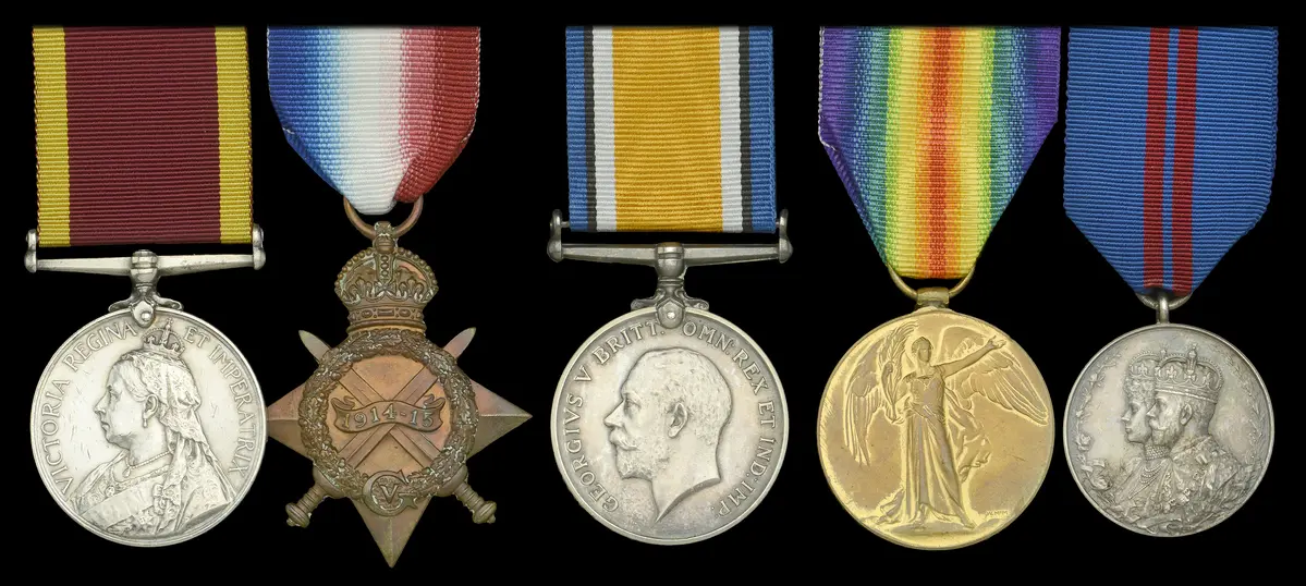 Five: Able Seaman A. E. Ellison, Royal Navy China 1900, no clasp (A.