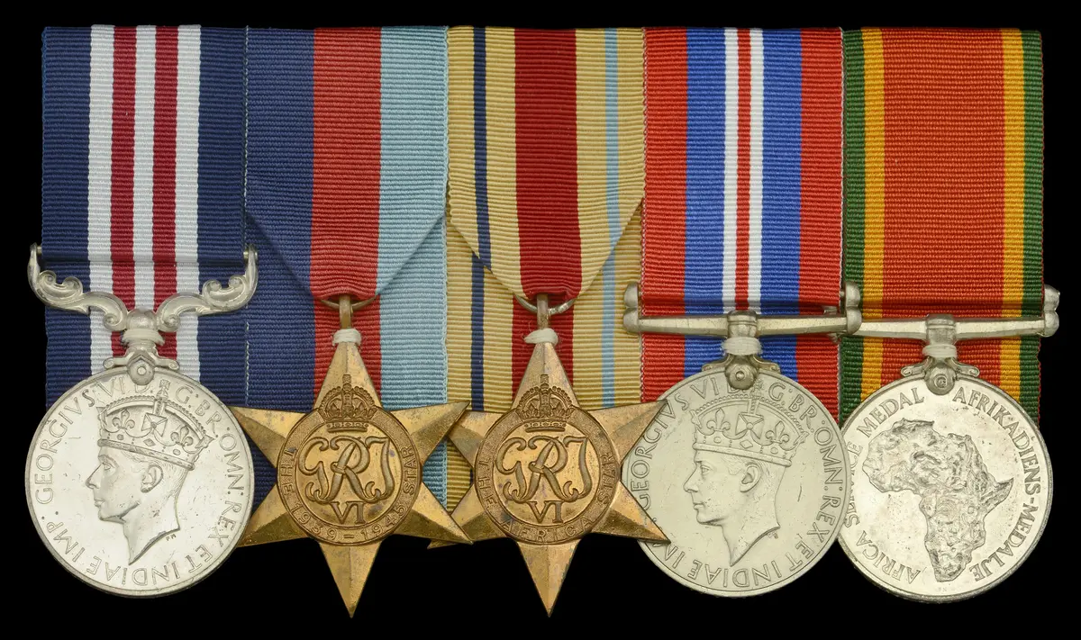 A fine Second War ‘North Africa campaign’ M.M. group of five awarded