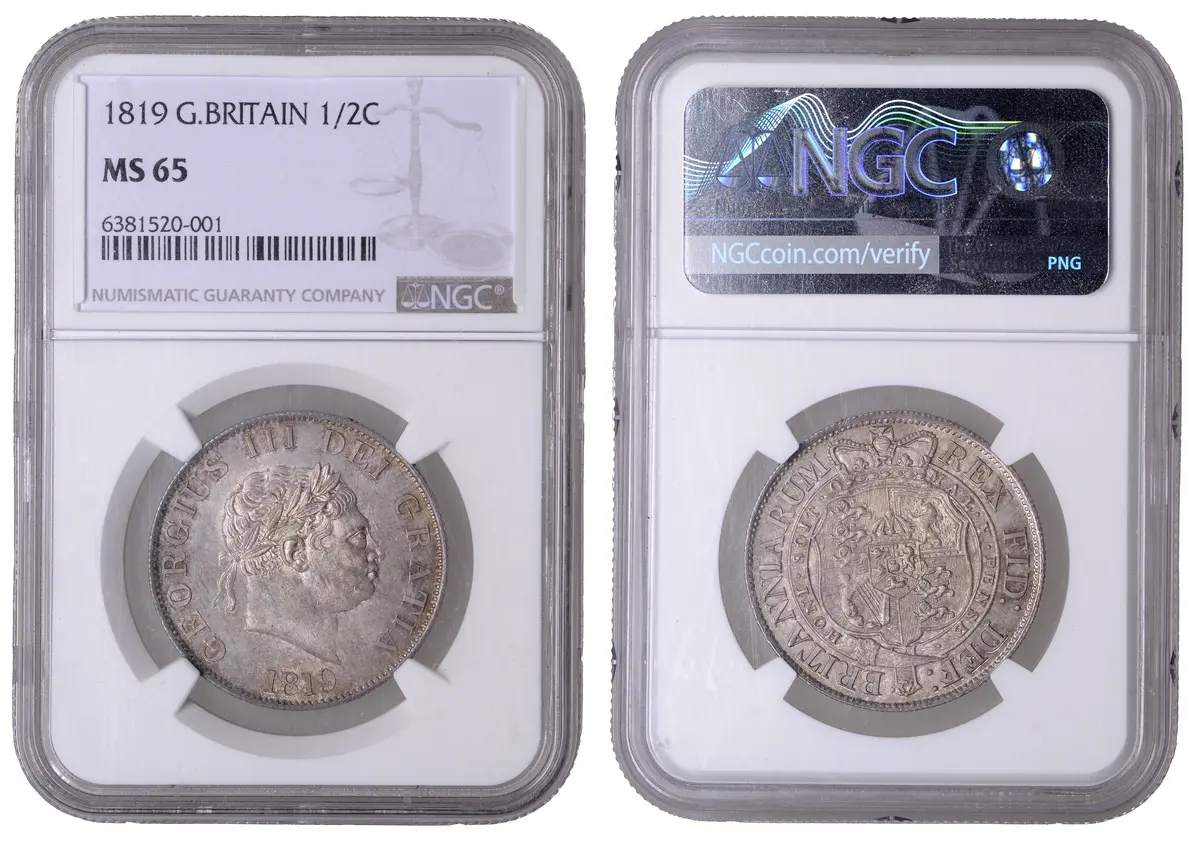 George III (1760-1820), New coinage, Halfcrown, 1819 (ESC 2102; S