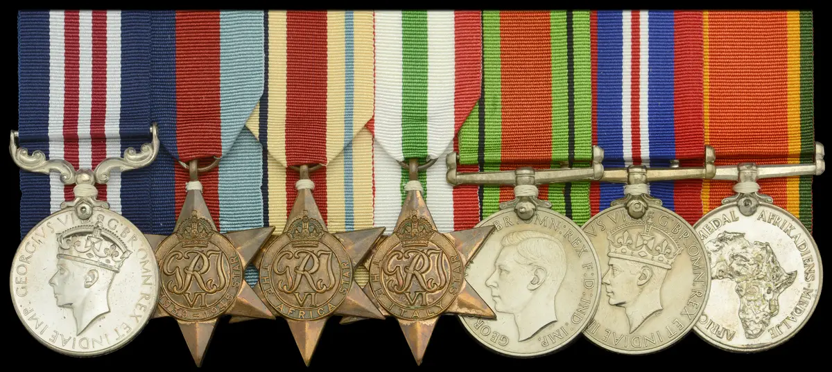 A Second War ‘Italy campaign’ immediate M.M. group of seven awarded