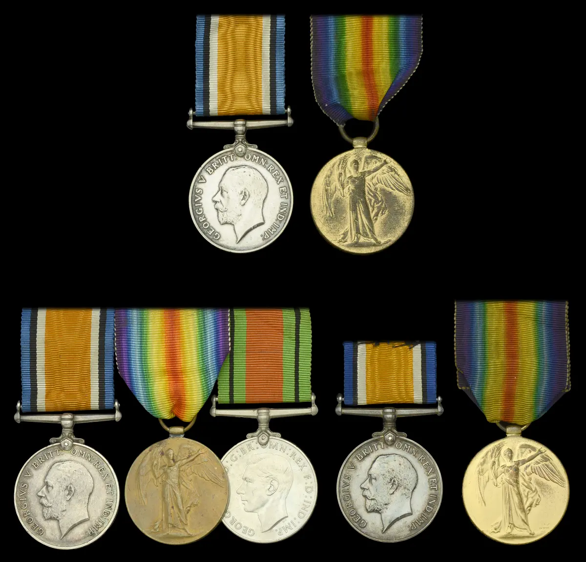 Pair: Skipper T. Thomson, Royal Naval Reserve British War and Victory