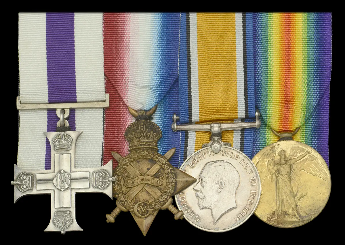 A Great War ‘Western Front’ M.C. group of four awarded to Captain