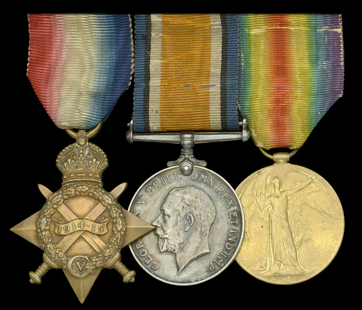 Three: Private G. Blackshaw, M.M., Cheshire Regiment 1914-15 Star