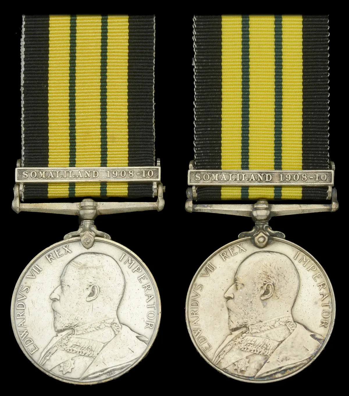 Africa General Service 1902-56, 1 clasp, Somaliland 1908-10 (2) (Asst.