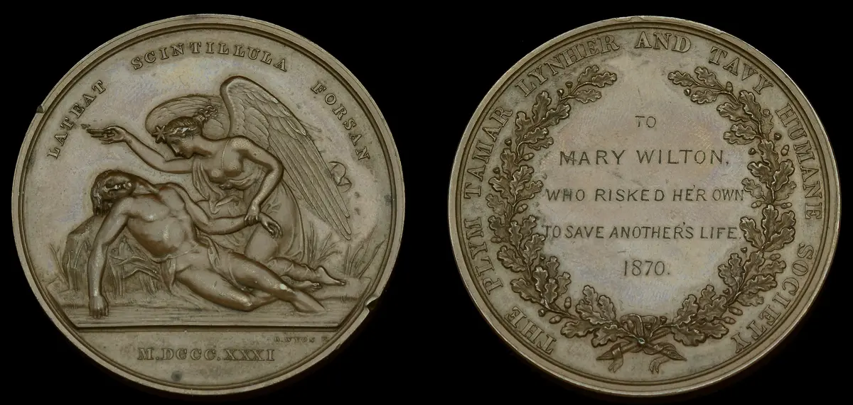 Plym Tamar Lynher and Tavy Humane Society, bronze (To Mary Wilton