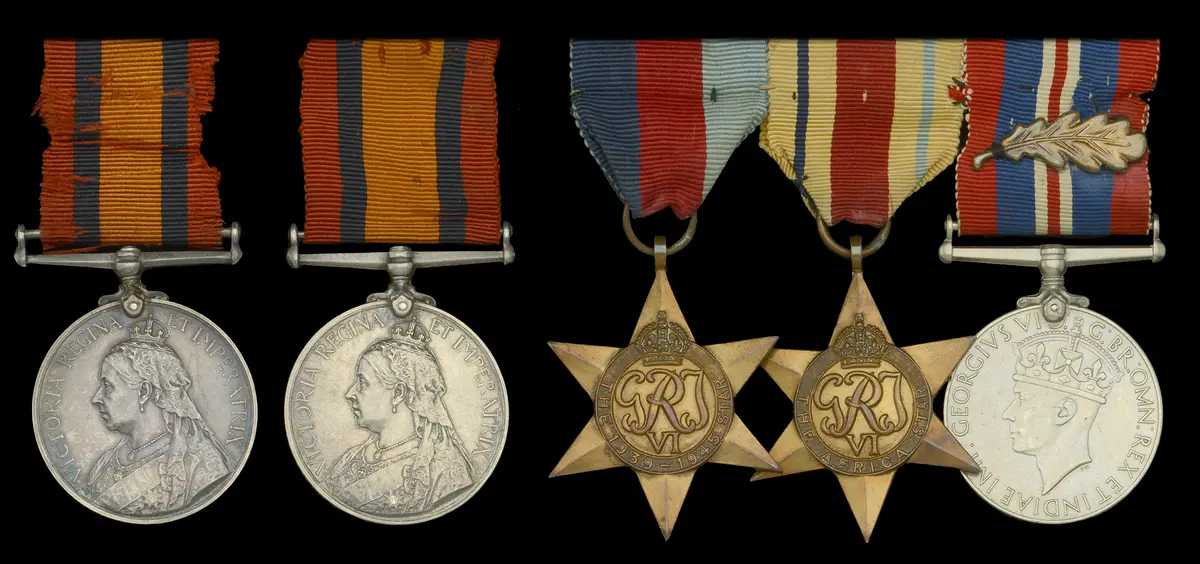 Family Group: Queen's South Africa 1899-1902, no clasp (2) (41 Pte.