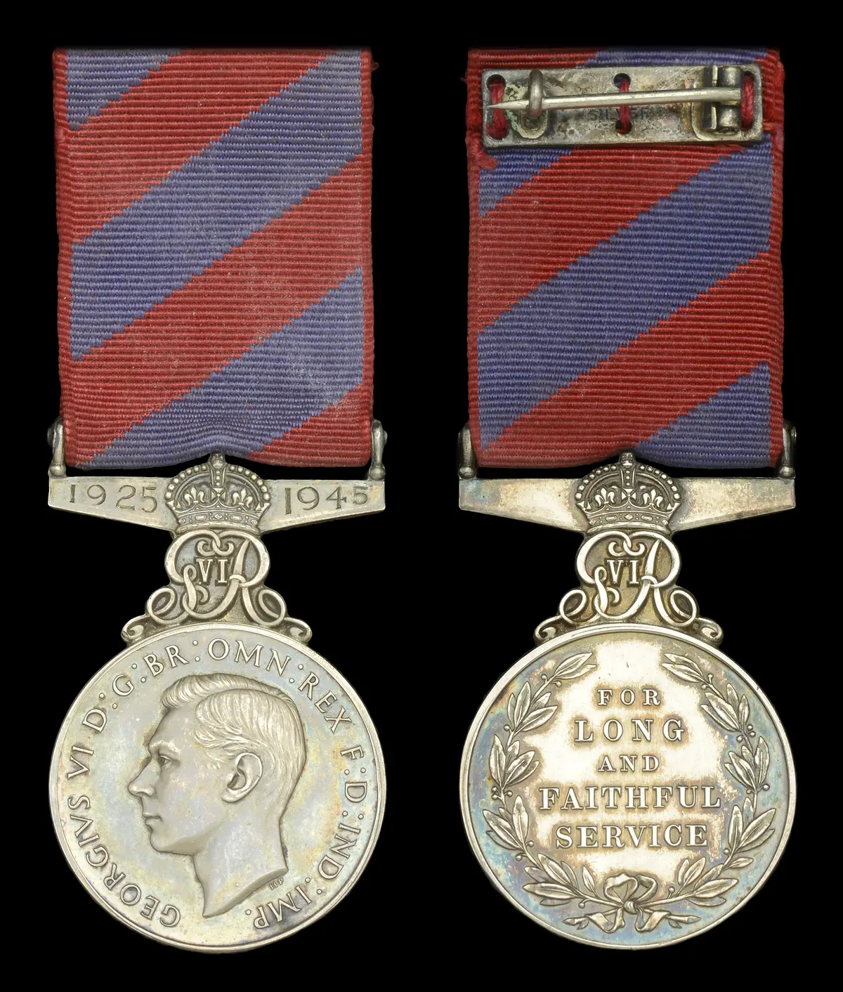 Royal Household Faithful Service Medal, G.VI.R., suspension dated