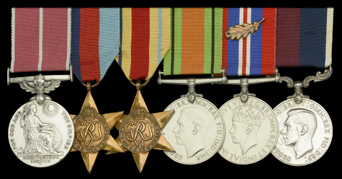 A Second War ‘Defence of Malta’ B.E.M. group of six awarded to Flight