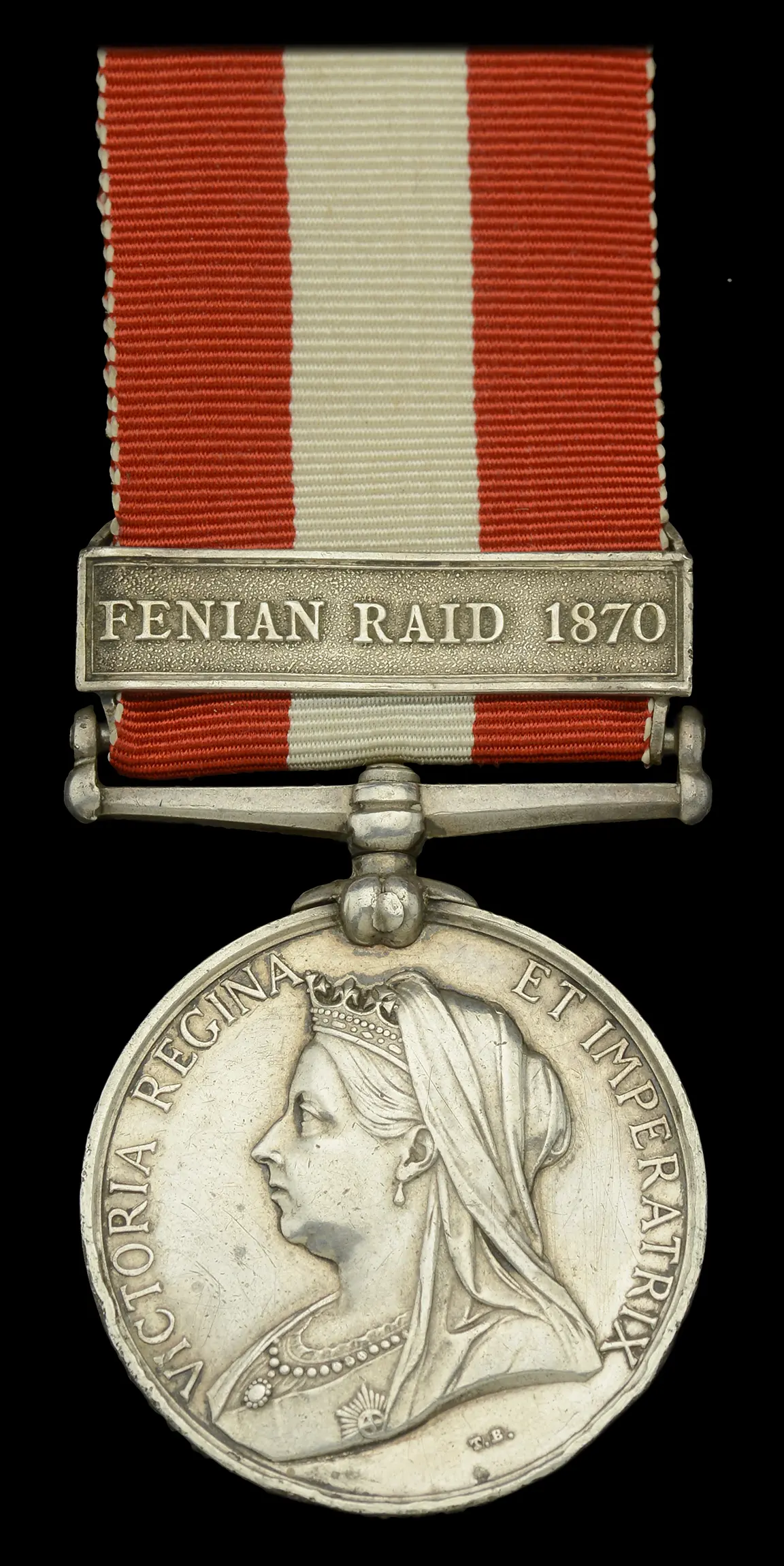 Canada General Service 1866-70, 1 clasp, Fenian Raid 1870 (Tr. H.