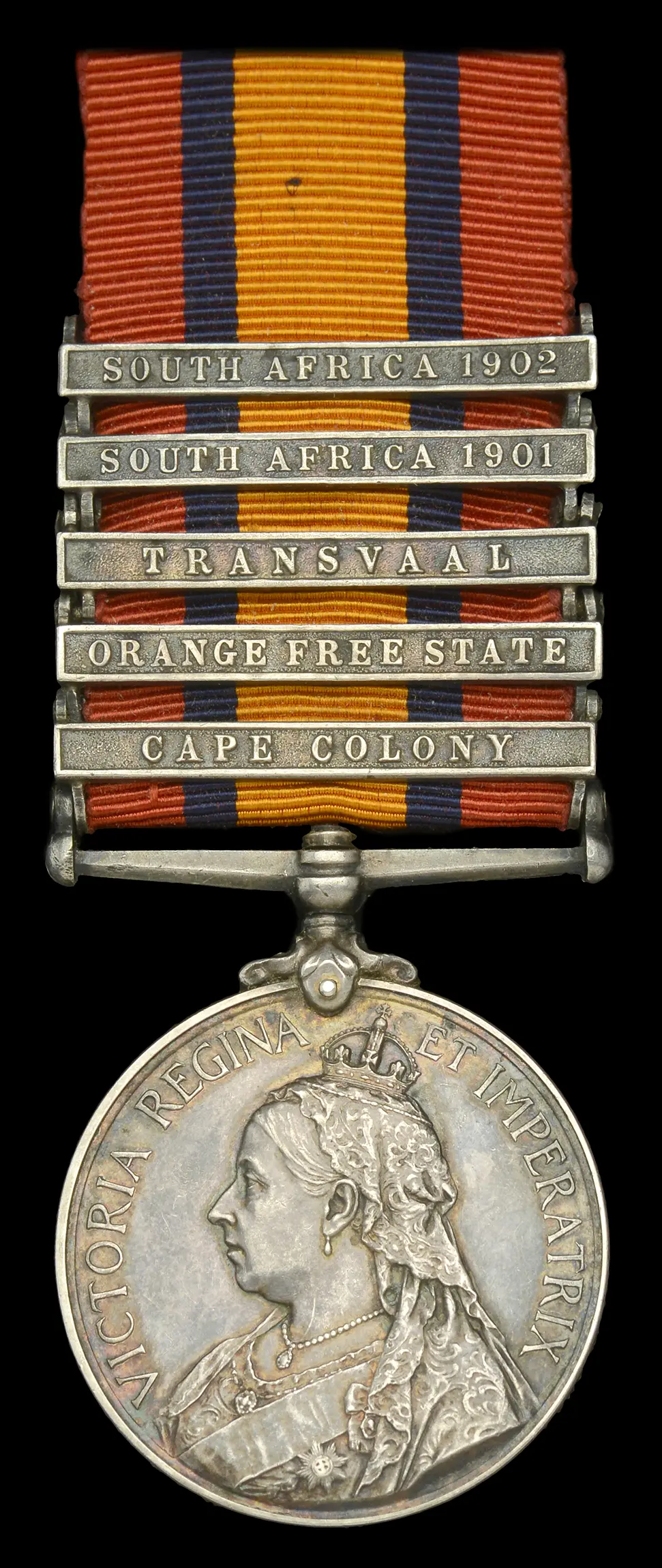Queen’s South Africa 1899-1902, 5 clasps, Cape Colony, Orange Free