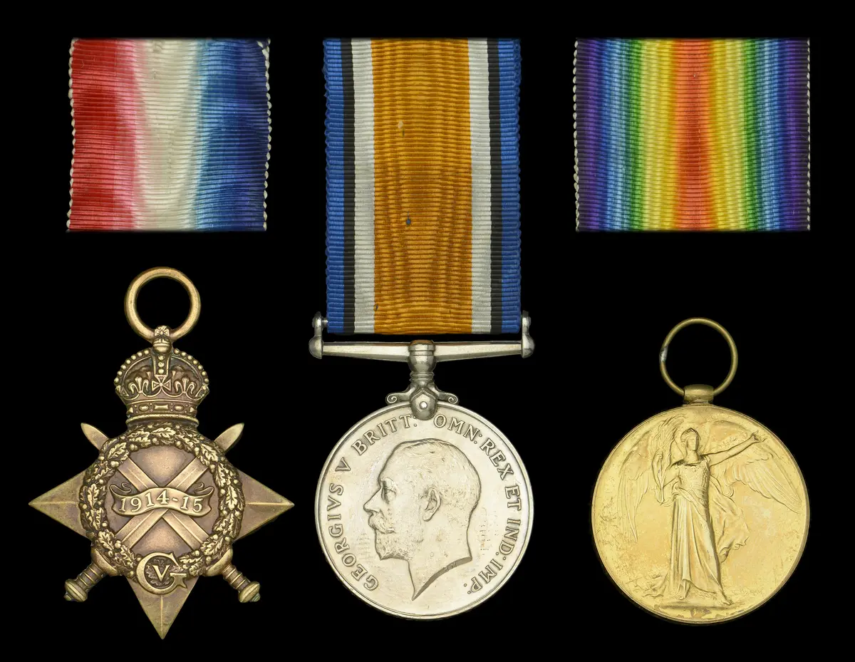 Three: Sergeant A. Spence, Gordon Highlanders, who was killed in action