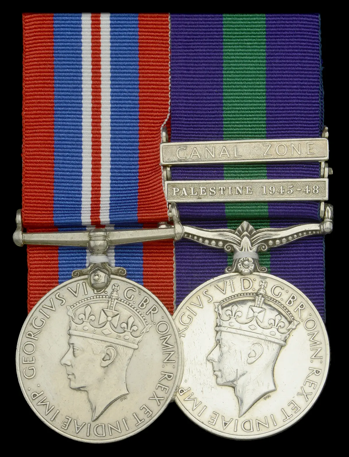 Pair: Major J. C. Turner, Royal Artillery War Medal 1939-45; General