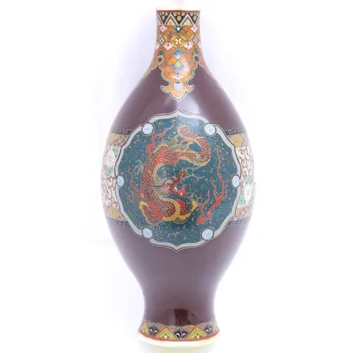A JAPANESE CLOISONNÉ VASE ATTRIBUTED TO HONDA YASUBURO, MEIJ...