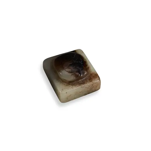 A CELADON AND BROWN RUSSET TURTLE SEAL MING DYNASTY (1368-16...