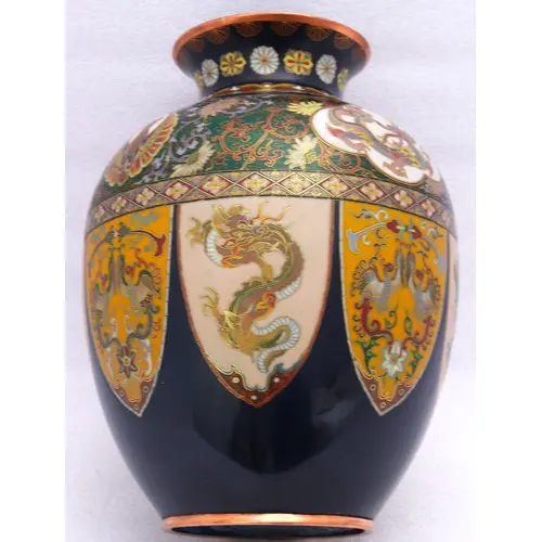 A LARGE JAPANESE CLOISONNÉ BALUSTER VASE MEIJI PERIOD, 19TH ...
