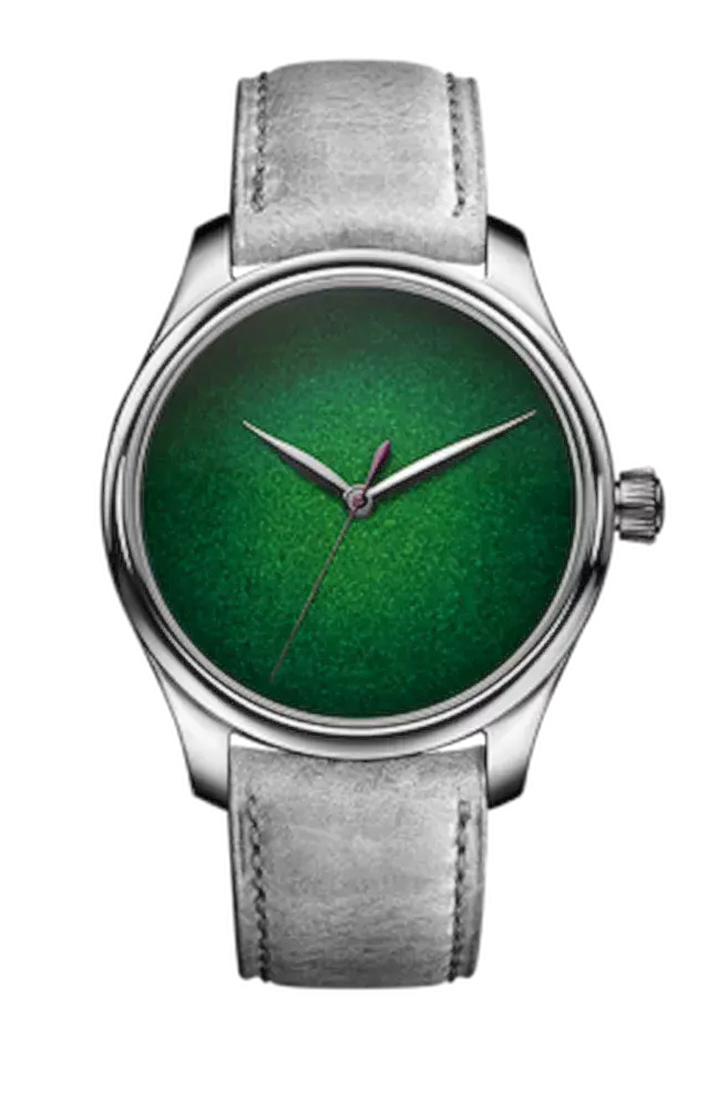 H. Moser & Cie. Endeavour Centre Seconds Concept Lime Green Stainless