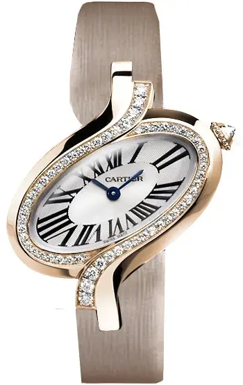 Cartier Delices Quartz Small 18K Rose Gold & Diamonds Lady's Watch