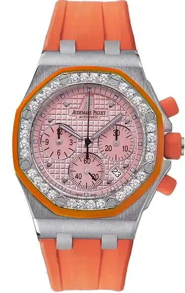 Audemars Piguet Royal Oak Offshore 18K White Gold & Diamonds Ladies Watch