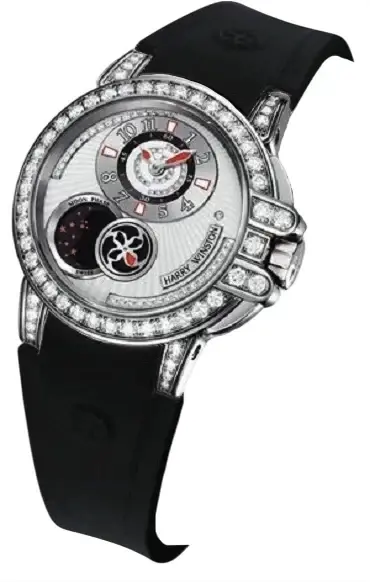 Harry Winston Ocean Zalium & Diamonds Lady's Watch