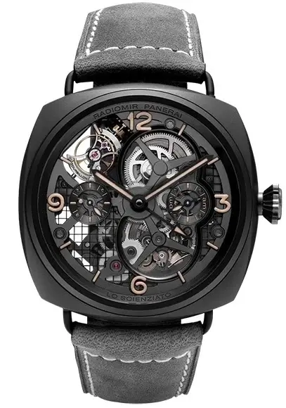 Panerai Radiomir Lo Scienziato Tourbillon GMT Ceramica Men's Watch