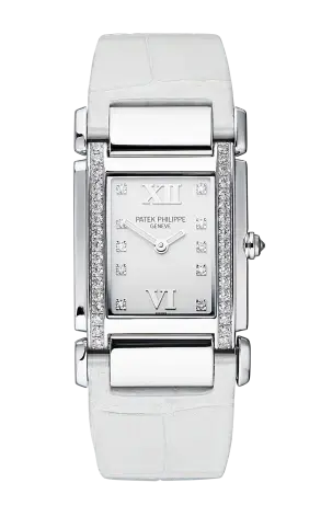 Patek Philippe Twenty-4 18K White Gold & Diamonds Lady's Watch