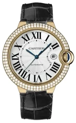 Cartier Ballon Bleu de Cartier Large 18K Yellow Gold & Diamonds Men's Watch